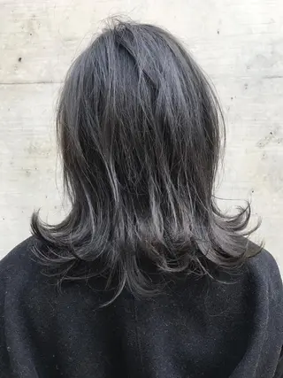 ミディアム カラー 店長担当🌟 矢吹ガブリエル🌟のヘアスタイル