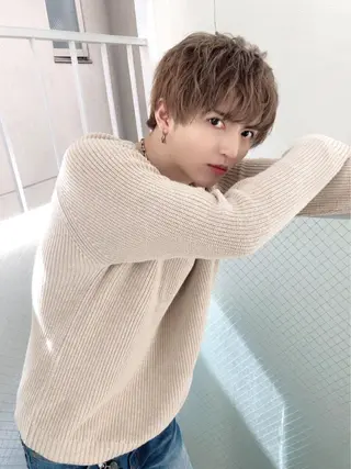 ショート カラー メンズ メッシュカラー 艶髪/西尾 幸樹のヘアスタイル