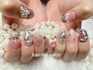 ネイル kao nail マグネット/長さだしのネイルデザイン