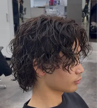 パーマ メンズ 仙台フェザーパーマ/ fifth/遠藤楓雅のヘアスタイル