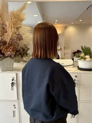 ミディアム 小泉 萌詠のヘアスタイル