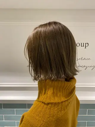 ミディアム 髪質改善レイヤー/ ボブたんの翔太のヘアスタイル