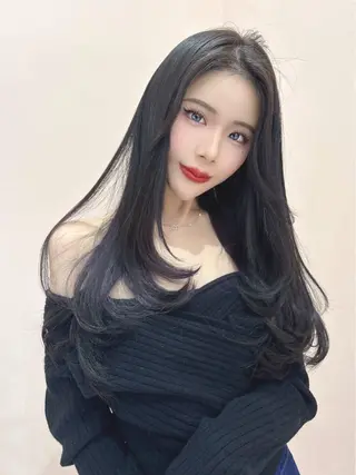 ロング カラー 韓国ヘア/髪質改善 TAKAHIROのヘアスタイル