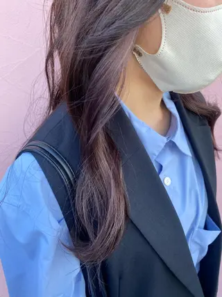 ロング カラー ヘアアレンジ 透明感/ダブル カラー🧸こころのヘアスタイル