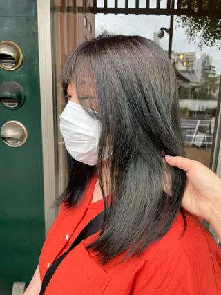 セミロング カラー 高橋 みく/ minim 暖色のヘアスタイル