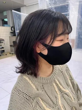 ミディアム 【美容室が苦手な方 専問美容室】MIHOのヘアスタイル