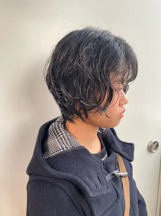 ショート パーマ Toiro 横浜所属・🎀レイヤー/パーマ カラー/ai🎀のヘアスタイル