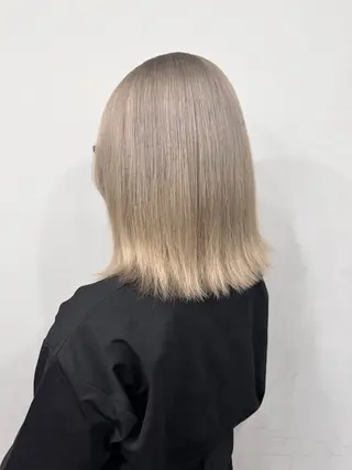 ミディアム ブリーチ／デザイン／ 🫟Rurika🫟のヘアスタイル