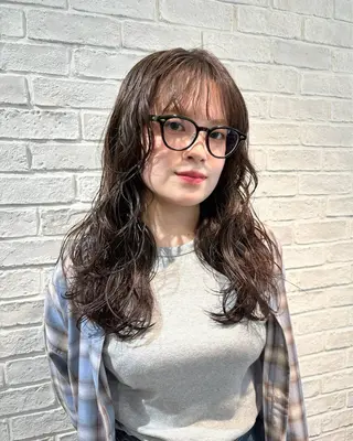 ロング パーマ 札幌パーマ 髪質改善/後藤海音のヘアスタイル