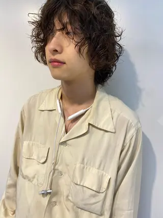 ショート パーマ メンズ 🍃ショートヘア🍃 北林春樹のヘアスタイル