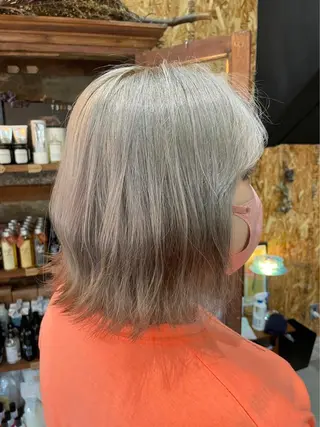 ミディアム 問屋町chapter 日笠快生のヘアスタイル