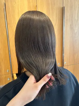 カラー mino🌼🌈 ボブ/透明感カラーのヘアスタイル