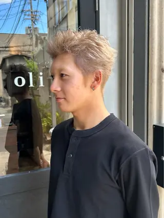 ショート カラー the　hinc所属・ひな🐥 ボブ/ハイトーン🫧のヘアスタイル