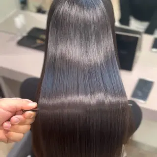 ロング 🚨無料縮毛矯正 モデル募集中🚨のヘアスタイル