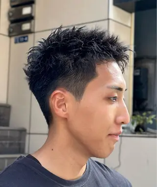 ショート パーマ メンズ Dorcus所属・方波見 大雅のヘアスタイル