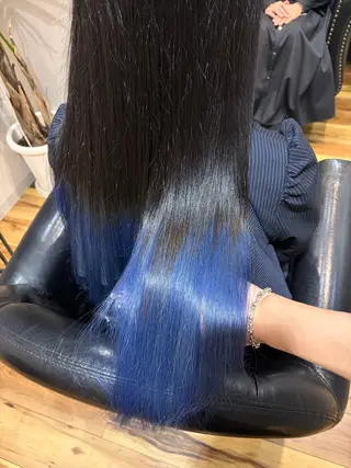 セミロング カラー ✨韓国風ヘア/艶髪 カラー✨yumeのヘアスタイル