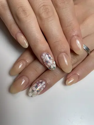 セミロング ネイル ☺︎山部 志麻☺︎のネイルデザイン