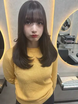 ミディアム 🧋ミルクティー 職人🧋のヘアスタイル