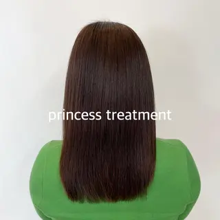 セミロング 暖色カラー推し/ トヤエリコのヘアスタイル