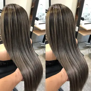 ロング カラー 下妻 カラーエクステ難波のヘアスタイル