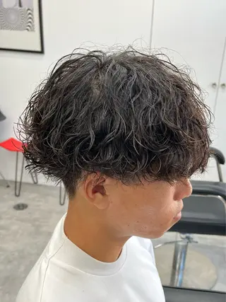 ショート パーマ メンズ 新潟メンズパーマ 新潟駅/小田拓実のヘアスタイル