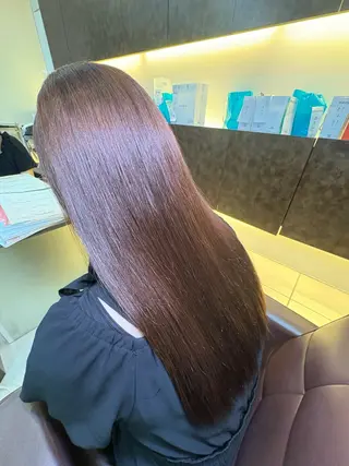 カラー 髪質改善/ハイトーン 艶カラー/しゅうまのヘアスタイル