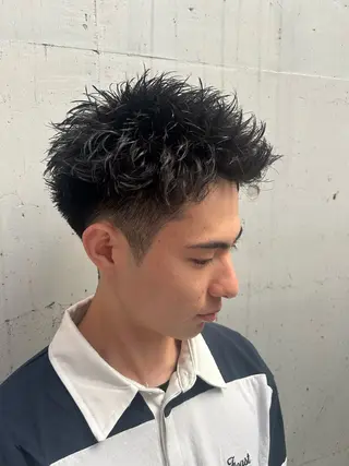 ショート パーマ メンズ Pia hair design yakuin所属・【pia】 syuuのヘアスタイル