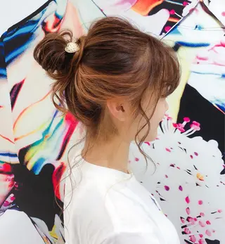 ヘアアレンジ nex the salon vlow所属・趙 英来のヘアスタイル