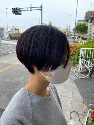 カラー 透明感カラー 板橋　島村美咲のヘアスタイル
