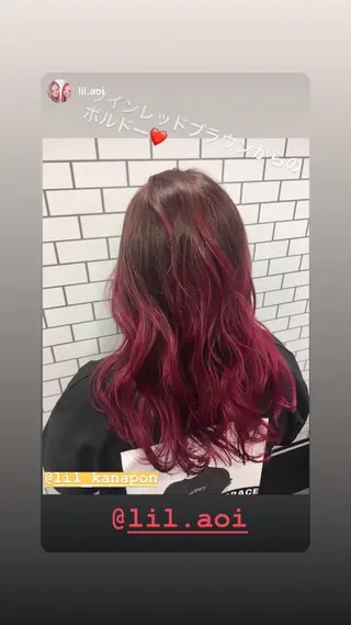 セミロング GENDER hair &eyeのヘアスタイル