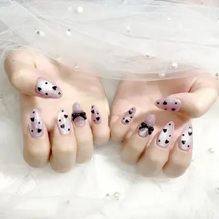 ネイル ＫＥＩ nail🎀 ガーリーネイル🧸のネイルデザイン