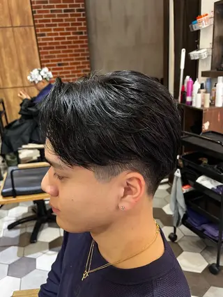 ショート パーマ メンズ 梅田/メンズ専門 /加地光尊のヘアスタイル