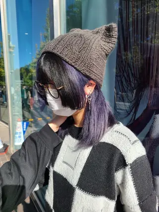 セミロング カラー ブリーチ/ヘアセット 【𝙍𝙞𝙣𝙤】のヘアスタイル