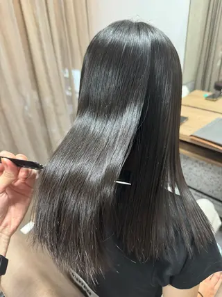 ミディアム TELAHAIR研究学園店所属・TELAHAIR 副店長 永田のヘアスタイル