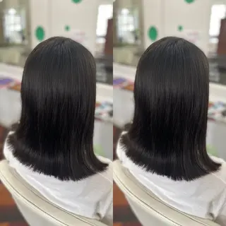 ミディアム mopa所属・mopa_kaede 暖色カラー/ロングのヘアスタイル