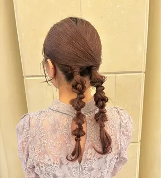ヘアアレンジ 似合わせ提案サラ艶♡ 彩華のヘアスタイル