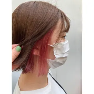 ショート カラー Yamamoto 半個室美容室zinaのヘアスタイル