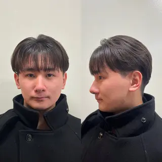 ショート パーマ メンズ 韓国風メンズ/毛流れ ヘアなら須田龍世のヘアスタイル