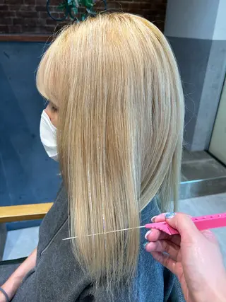 セミロング ヘアアレンジ 髪質改善/縮毛矯正 ツヤ髪🩷さつきのヘアスタイル