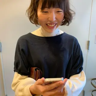 ショート パーマ AR.MARA hair  studio所属・AR.MARA サトウヒカルのヘアスタイル