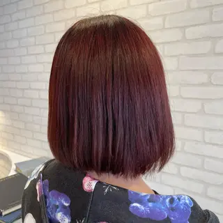 ミディアム カラー くろだ ちはるのヘアスタイル