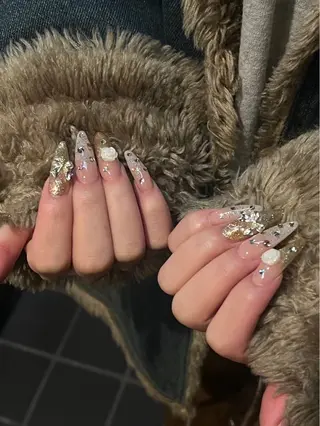 ネイル 𝙃𝙖𝙧𝙪⋆ ˚꩜｡個性派のネイルデザイン