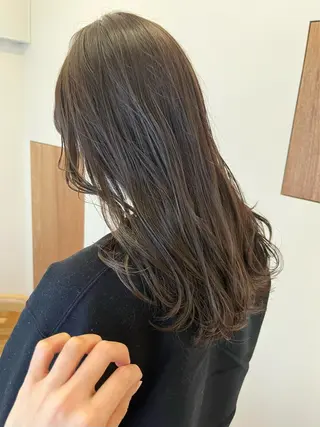 セミロング カラー 西山 紗耶香🪽 透明感カラー/ボブのヘアスタイル