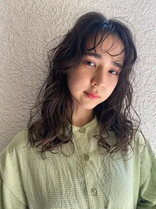 ロング カラー パーマ Hayashi Shioriのヘアスタイル