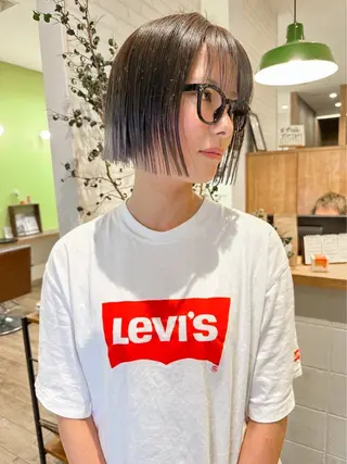 ショート カラー ❣️倉敷❣️美髪 カラー能登一成のヘアスタイル