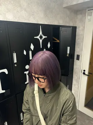 カラー ギャル/ハイトーン 特化/ルイヤのヘアスタイル