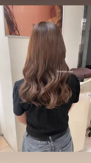 ロング one eighty所属・竹之内 凜華のヘアスタイル