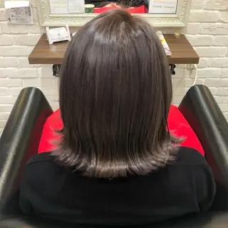 ミディアム 韓国風ヘア♡ runaのヘアスタイル