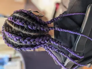 セミロング ヘアアレンジ scamp ★のヘアスタイル