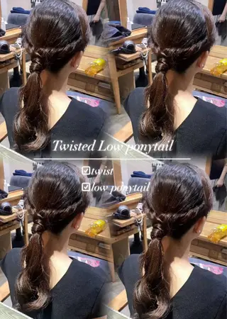 ロング ヘアアレンジ 🖤keina🖤 詳細必読:*･のヘアスタイル